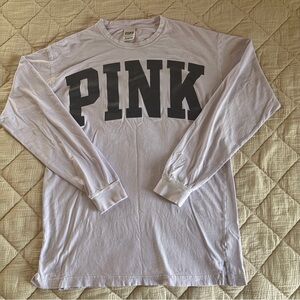 PINK Victoria's Secret Long Sleeve Tee - Purple